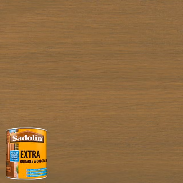 Sadolin Extra Durable Water Repellent Woodstain in Light Oak, 0.5 l