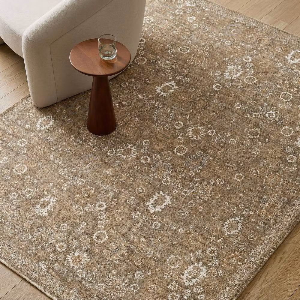 Livabliss Becki Owens Penny Vintage Boho Fringe Rug in Beige and Tan, W: 160 cm, D: 215 cm – 2
