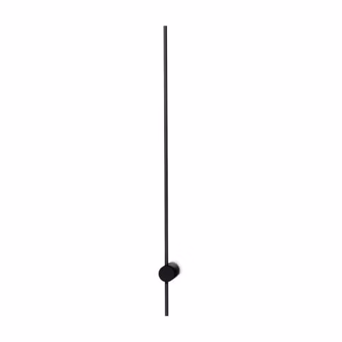 Ideal Lux Essence Tall Integrated LED Wall Lamp in Black with 4000K Cool White Light