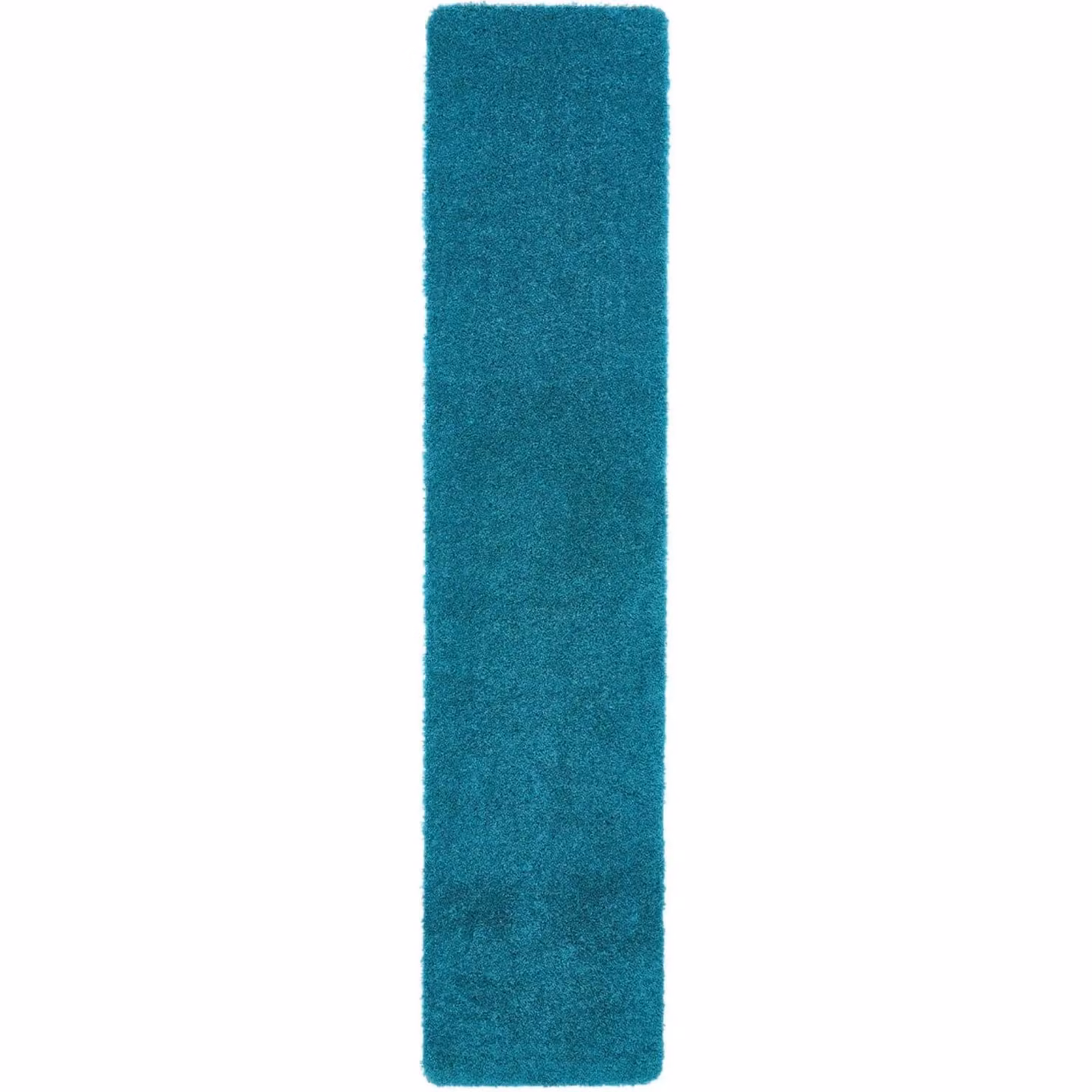 THE RUGS Washable Non-Slip Shaggy Rug in Petrol Teal, W: 67 cm, L: 200 cm – 5
