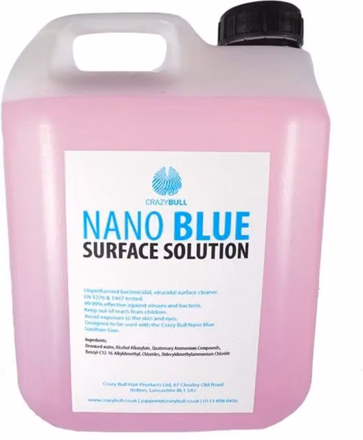 Crazy Bull Nano Blue Sanitiser Gun Solution in Pink
