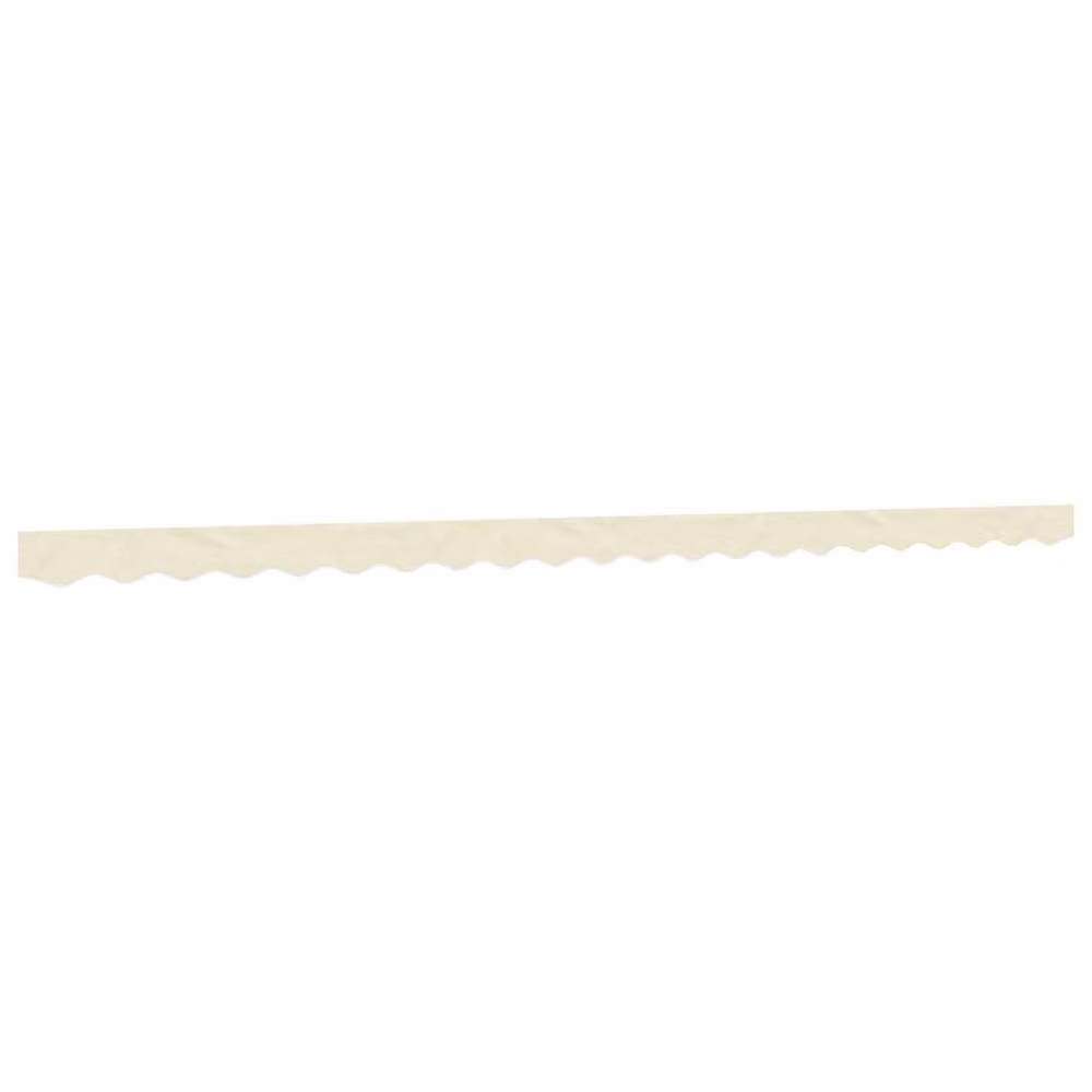 Berkfield Home Replacement Awning Valance Fabric in Cream Stripe Polyester, 5 m – 2