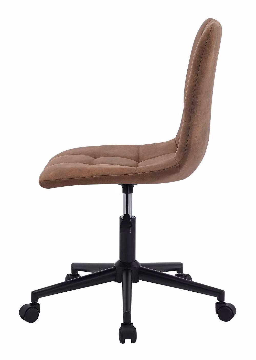 Nordlys Adjustable Ergonomic Office Chair in Brown Synthetic Leather – 5