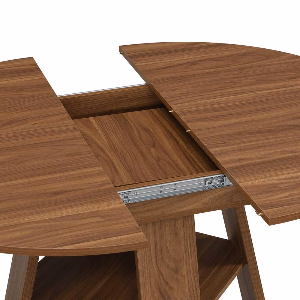 Mona Vale Furniture Extendable Oval Dining Table in Brown – 3