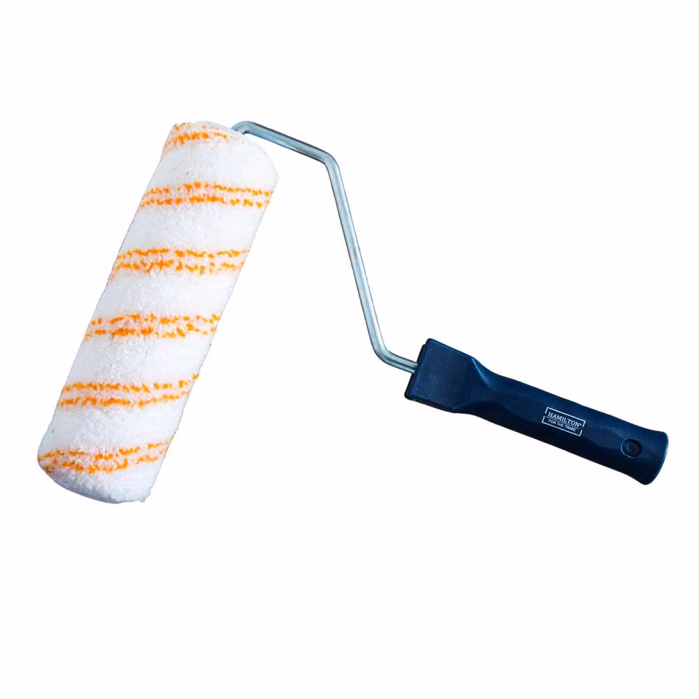 Hamilton For The Trade Medium Pile Paint Roller Refill Sleeve with Frame, Orange – 4