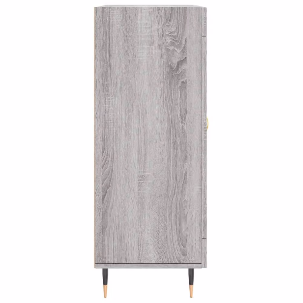 Berkfield Home Grey Sonoma Sideboard, W: 69.5 cm, D: 34 cm, H: 90 cm – 2