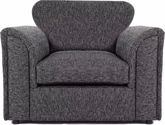 Furnishings For Less UK Byron Dundee Chenille Fabric Single Seater Armchair in Grey – 1