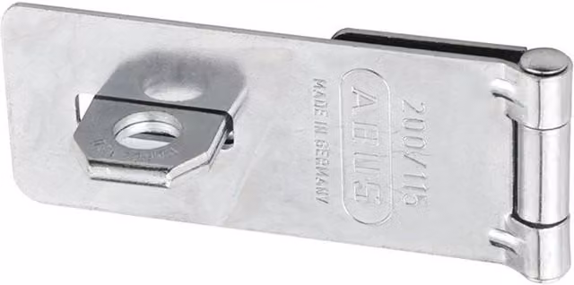 ABUS Stainless Steel Hasp and Staple in Silver and Multicolour