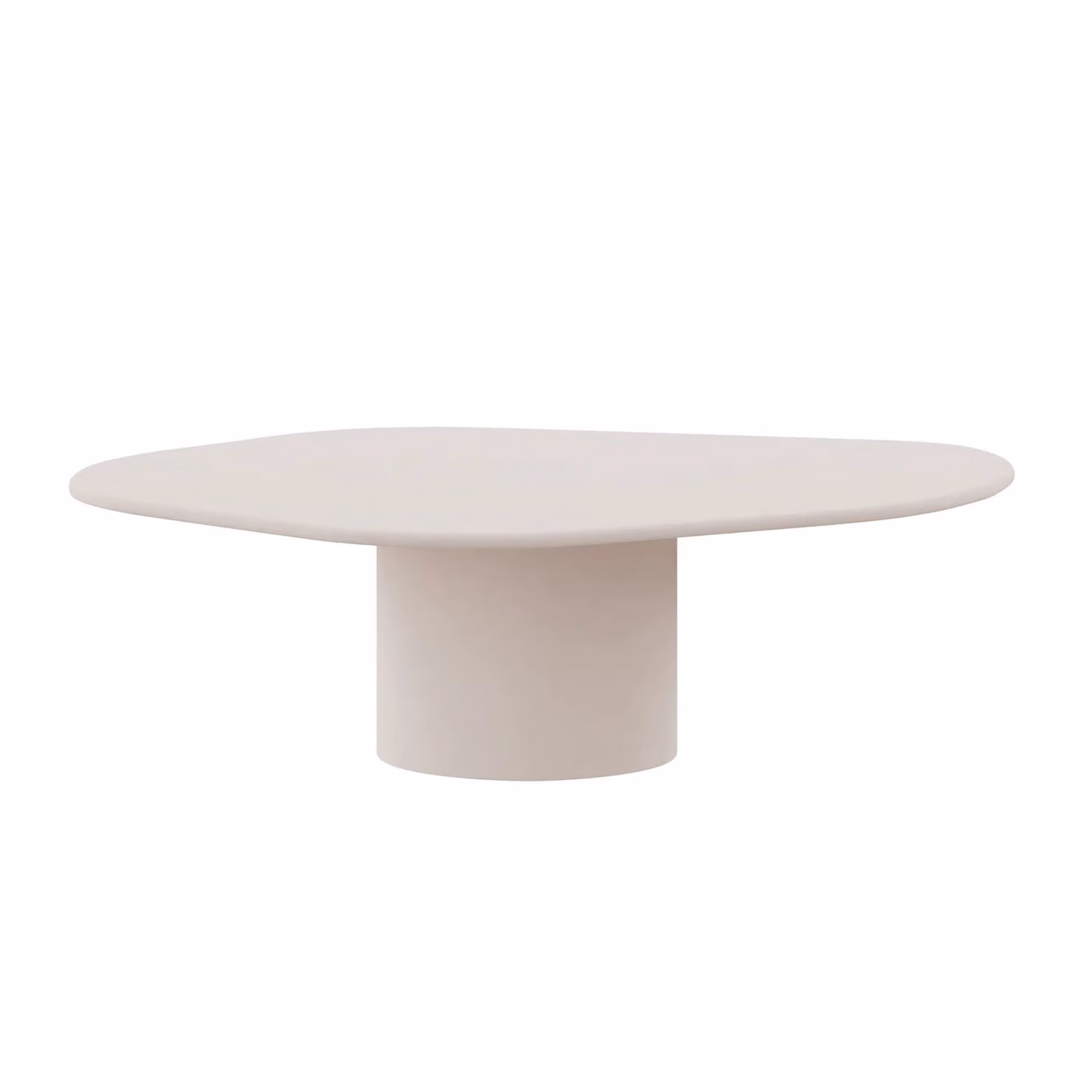 Dome Deco DELPHI Round Dining Table in White
