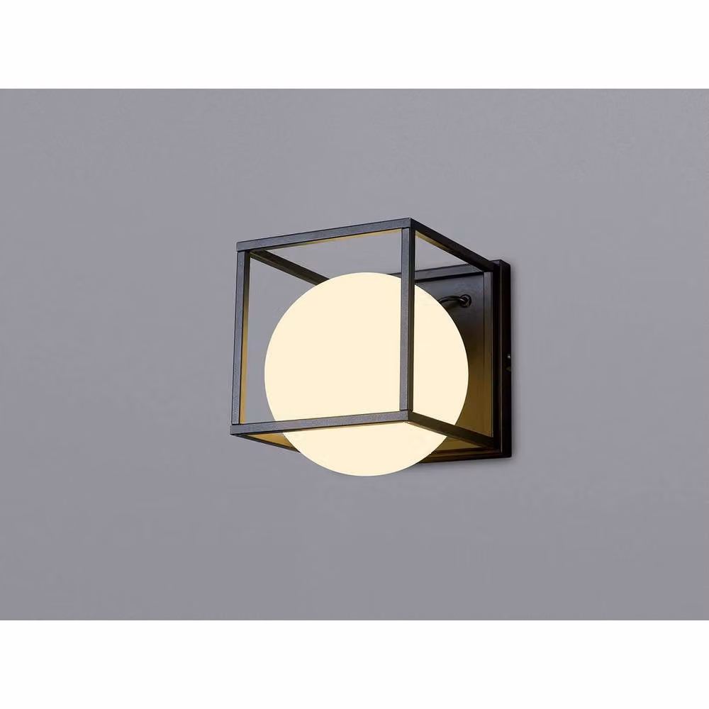 Netlighting Desigual Large Wall Lamp, 1 Light, E27, Matt Black – 2