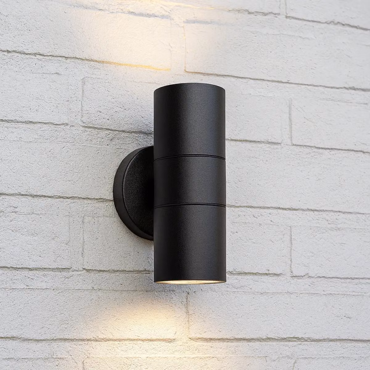 CGC Lighting Leon Black Stainless Steel GU10 Up & Down Outdoor Wall Light IP44 – 4