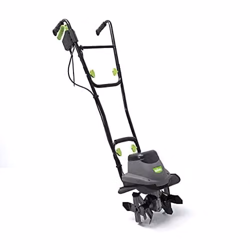 The Handy 800W Electric Garden Tiller, Cultivator and Rotovator in Red and Grey