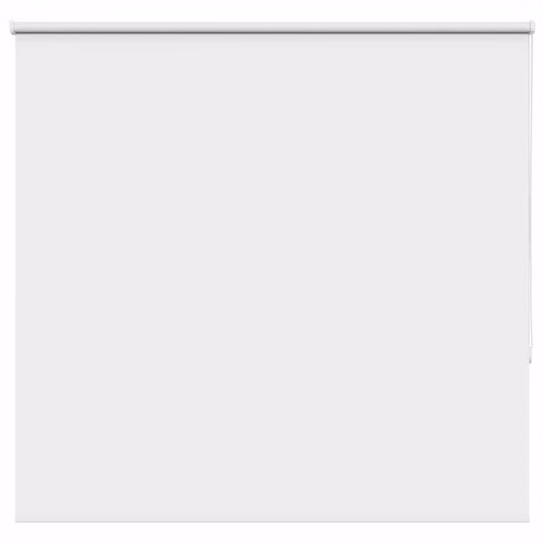 Berkfield Home White Blackout Roller Blind, Polyester Fabric, W: 160 cm, H: 150 cm