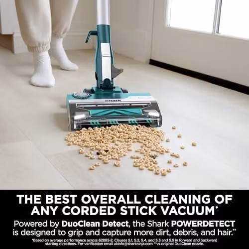Shark Corded Stick Vacuum Cleaner in Petrol and Black with Pet Hair Pickup and Car Use Functionality – 2