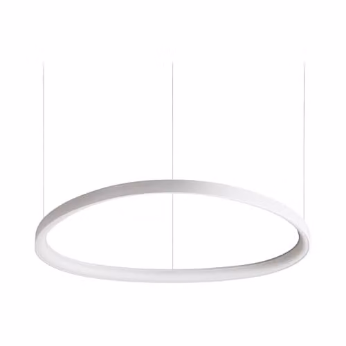 Netlighting Gemini 81cm LED Ring Pendant Light, White, 7600Lm, 3000K
