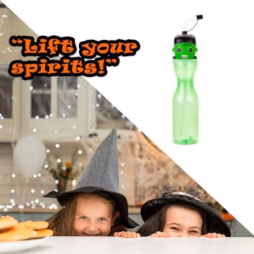 VFM e-Store Halloween Pumpkin Bottle, Green, 500ml – 7
