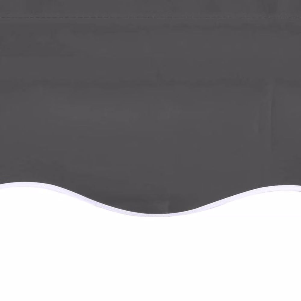 Berkfield Home Replacement Polyester Awning Fabric in Anthracite Black, W: 400 cm, D: 345 cm – 3