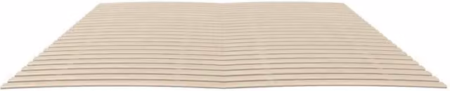 Berkfield Home Set of 2 Foldable Slatted Bed Bases with 48 Cambered Sprung Wood Slats, Beige, W: 90 cm x L: 200 cm