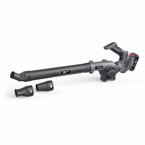 Garden Gear 20V Cordless Leaf Blower with Spare Rechargeable Battery in Grey – 1