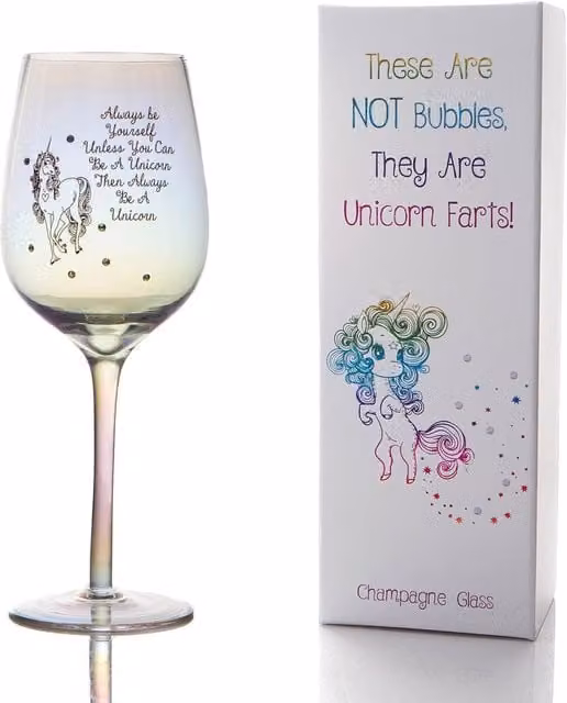 Boxer Gifts Always Be Yourself Unless You Can Be A Unicorn Wine Glass, Multicolour, 550 ml – 1