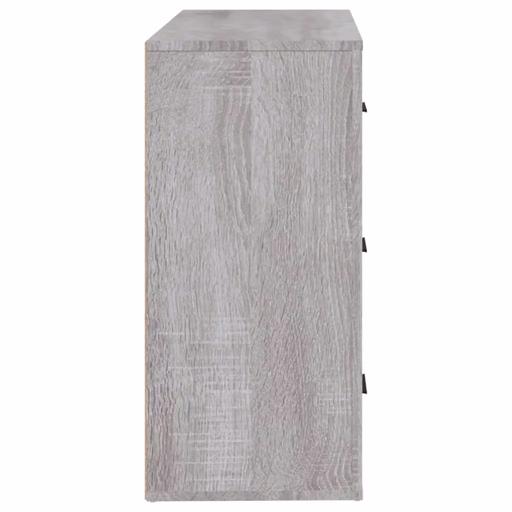 Berkfield Home Grey Sonoma Sideboard in Engineered Wood, W/D/H: 80 x 33 x 70 cm – 2
