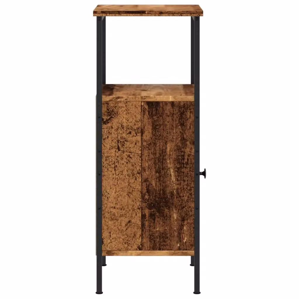 Berkfield Home Set of 2 Bedside Cabinets in Old Wood Brown, W/D/H: 41 x 31 x 80 cm – 5
