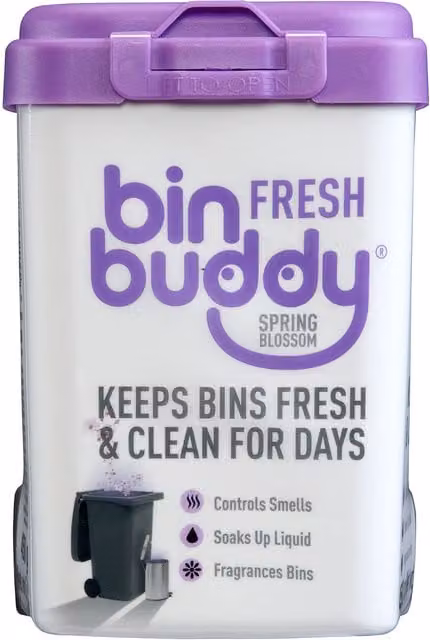 Bin Buddy Bin Freshener Deodoriser Powder Spring Blossom 450g