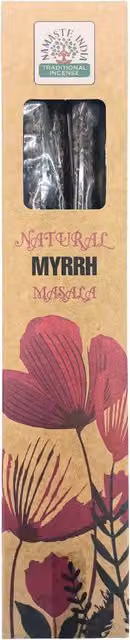 KDMD Natural Botanical Masala Incense Sticks Myrrh Brown 11 g
