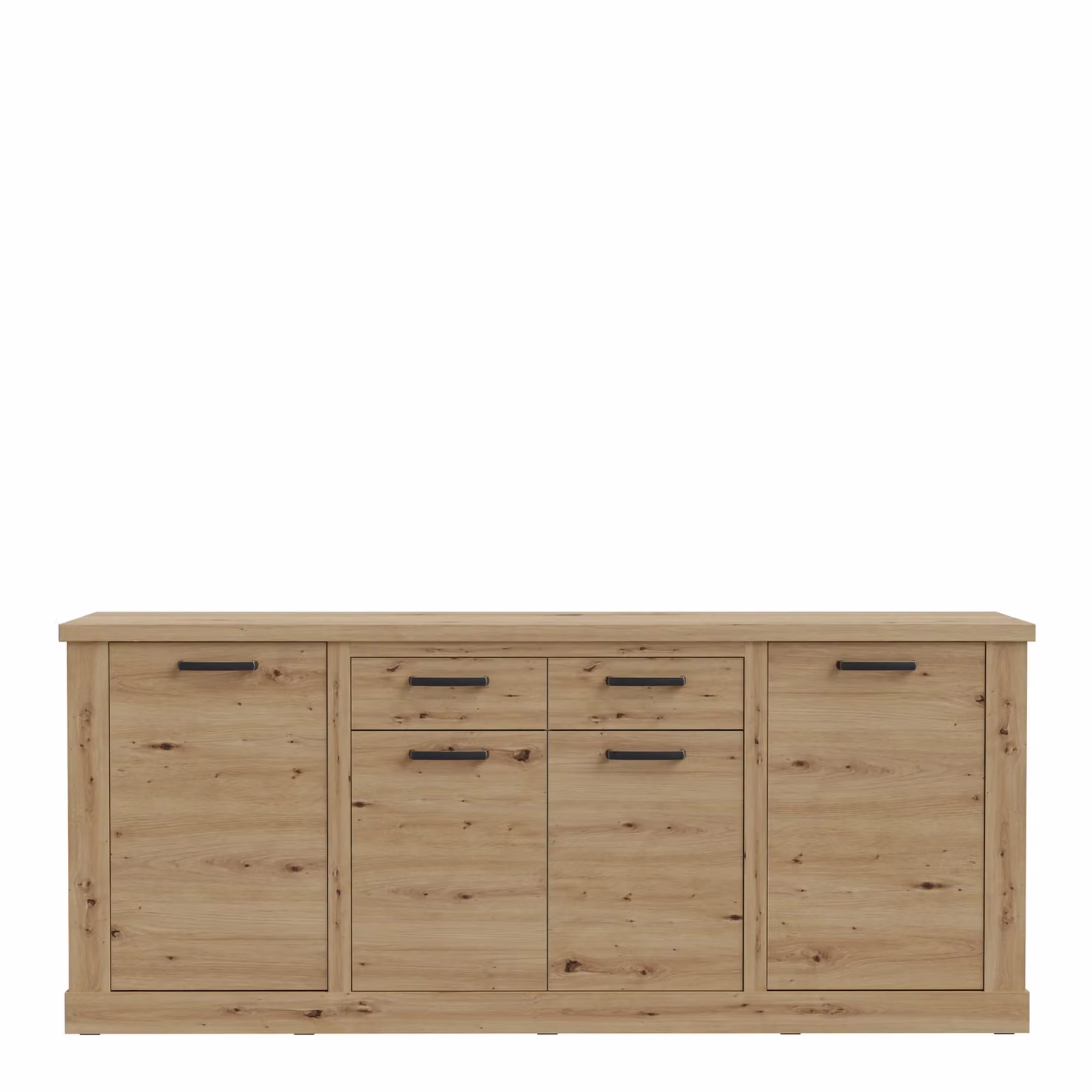 Furniture To Go Corona 4 Door 2 Drawer Sideboard in Artisan Light Oak – 2