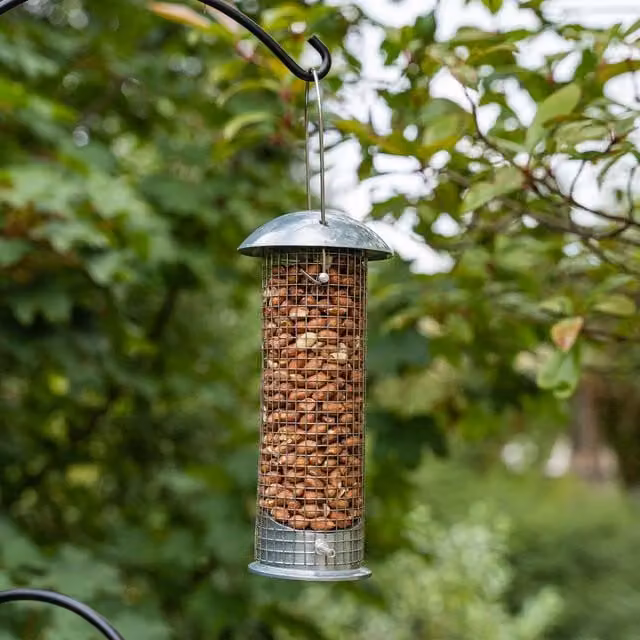 Gardman Heavy Duty Aluminium Peanut Feeder in Brown