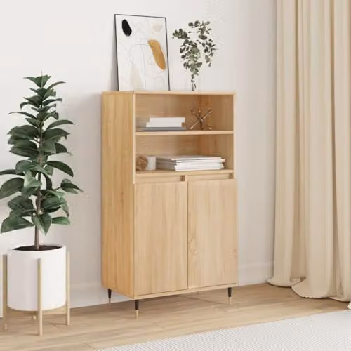vidaXL Modern Highboard in Brown, W/D/H: 60 x 36 x 110 cm – 2