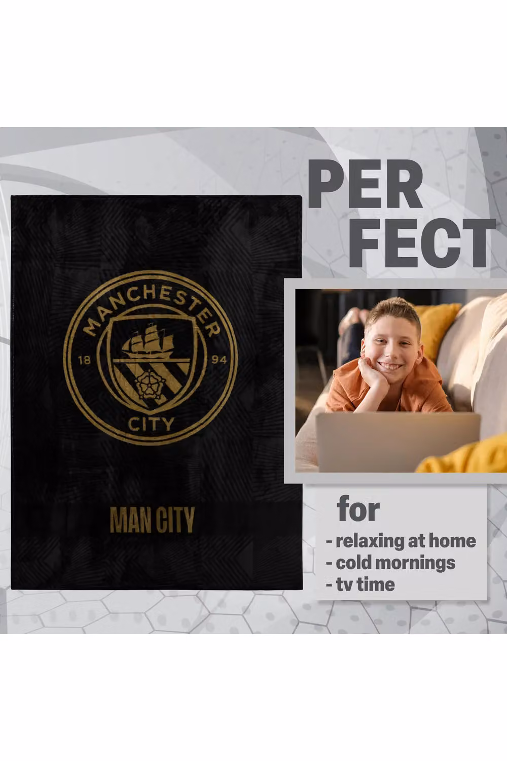 Forever Collectibles LTD Black Fleece Blanket W/D/H: 125 x 150 cm – 8