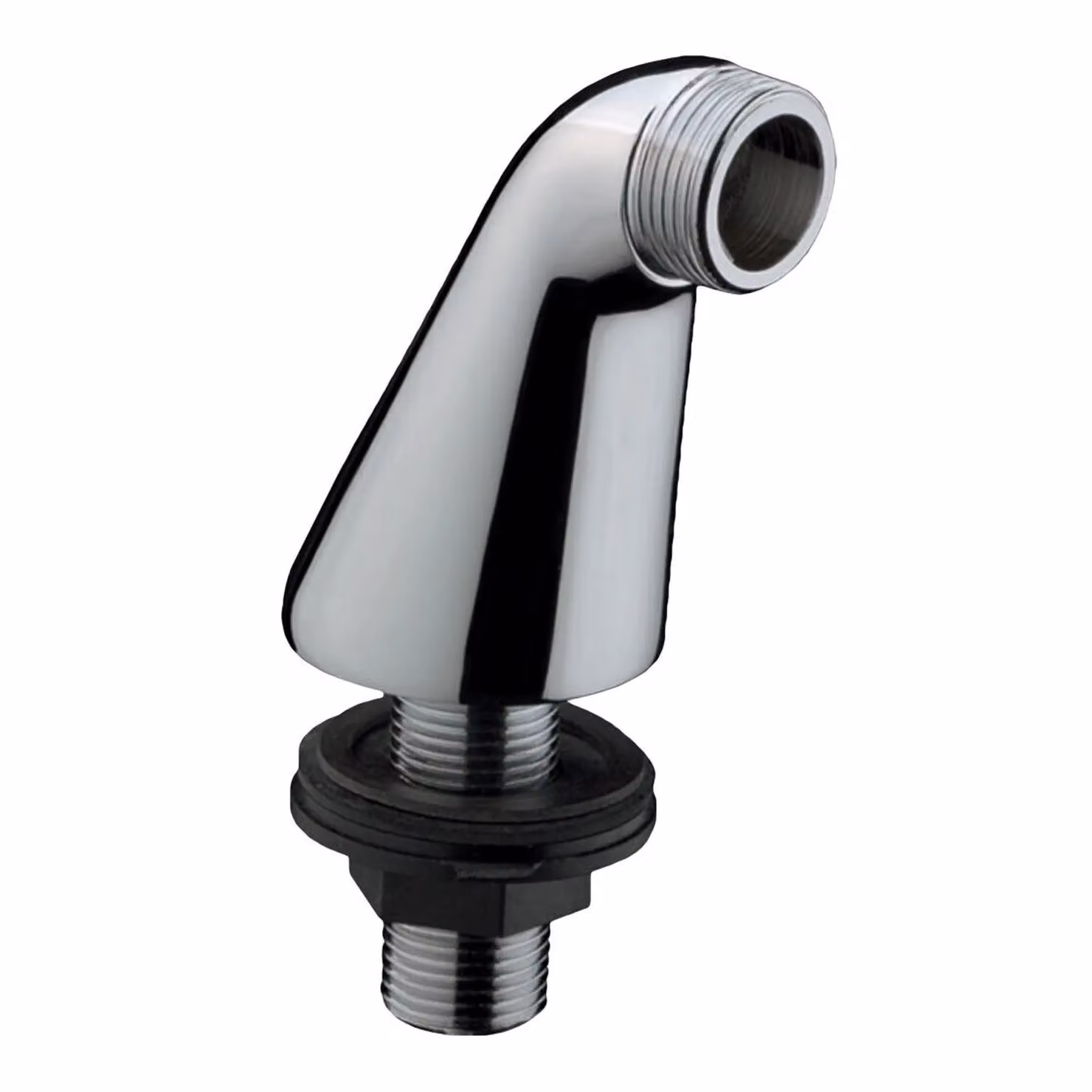 Nes Home Pair of Chrome Deck Mounted Bath Filler Shower Mixer Tap Extension Legs in Silver – 2