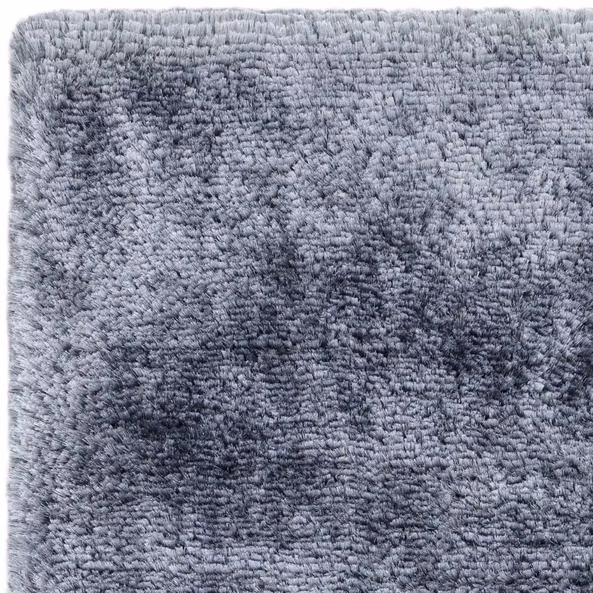 The Rug Shop UK Plain Dark Blue Modern Hand Made Easy to Clean Polyester Area Rug W: 200 cm, D: 300 cm – 3