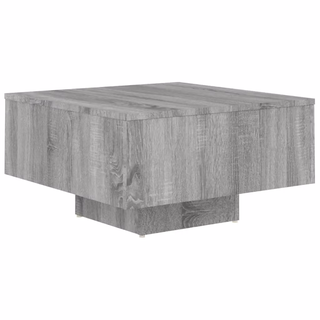 Berkfield Home Grey Square Coffee Table in Matt MDF, W/D/H: 60 x 60 x 31.5 cm – 2