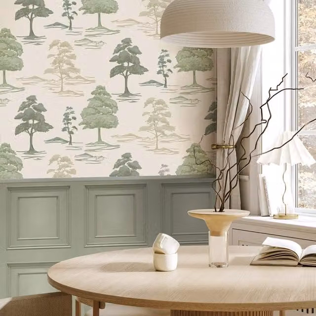 Belgravia Decor Carlotta Tree in Cream and Beige