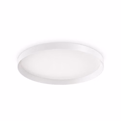 Netlighting Fly Decorative Round Simple Flush Ceiling Light, White, 3000K