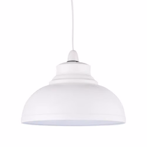 First Choice Lighting Cream Domed Metal Easy Fit Pendant Shade