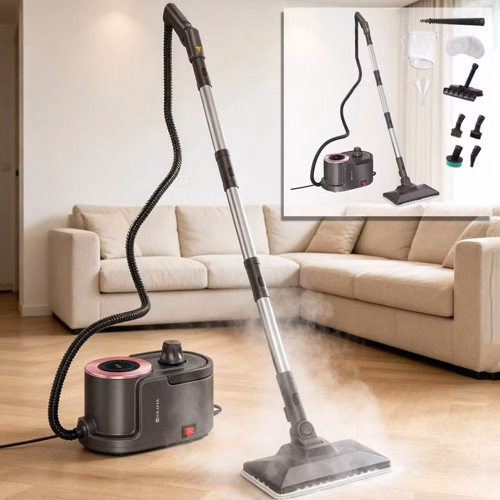 PAWNORA Electric Hot Steam Mop in Dark Grey – 4