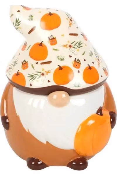 KDMD Autumn Days Gonk Ceramic Tealight Oil Burner in Multicolour – 2