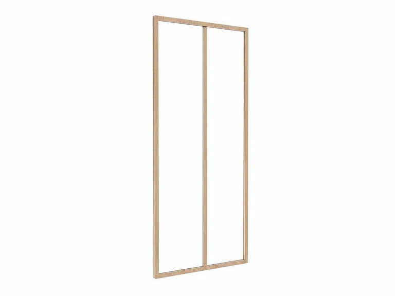 Vente-unique Powder-Coated Aluminium Workshop Window in Beige, W: 60 cm, H: 130 cm