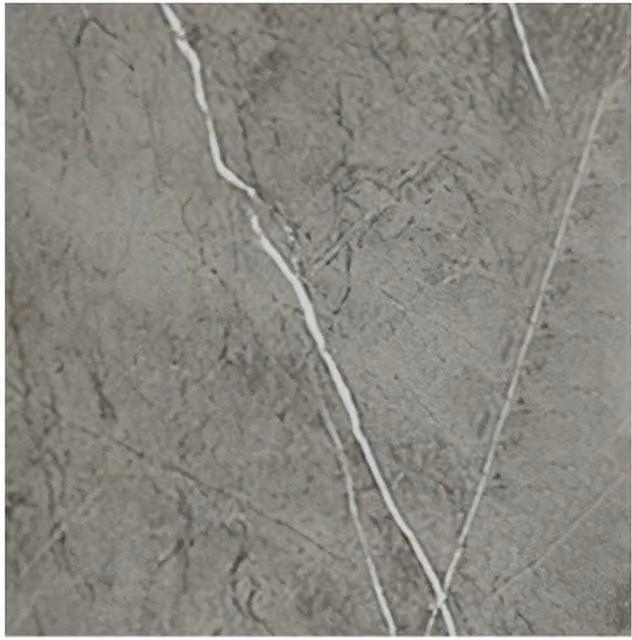 Livingandhome 10-Piece Self-Adhesive Stone-Look PVC Wallpaper in Grey