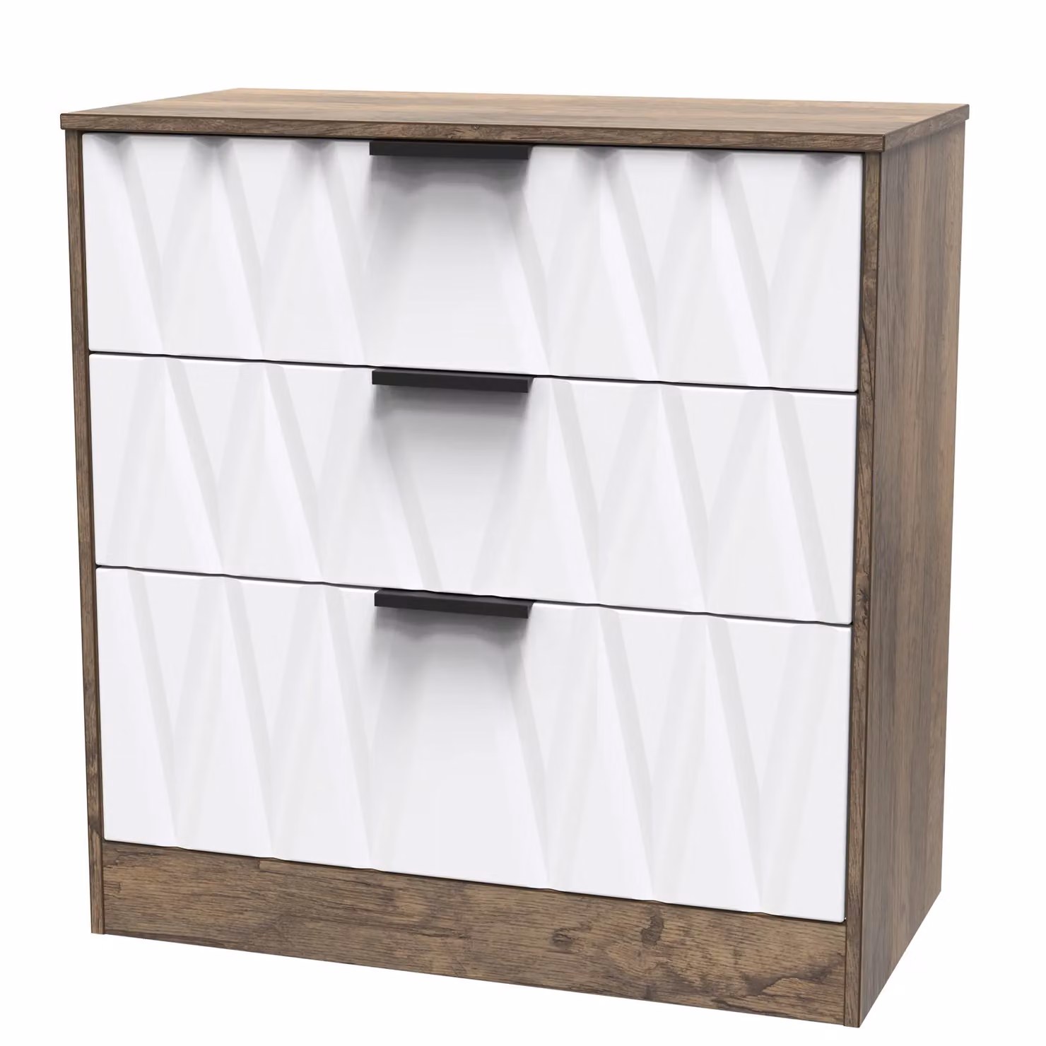 Ready Assembled 2 U Washington 3 Drawer Deep Chest in Dark Brown – 3
