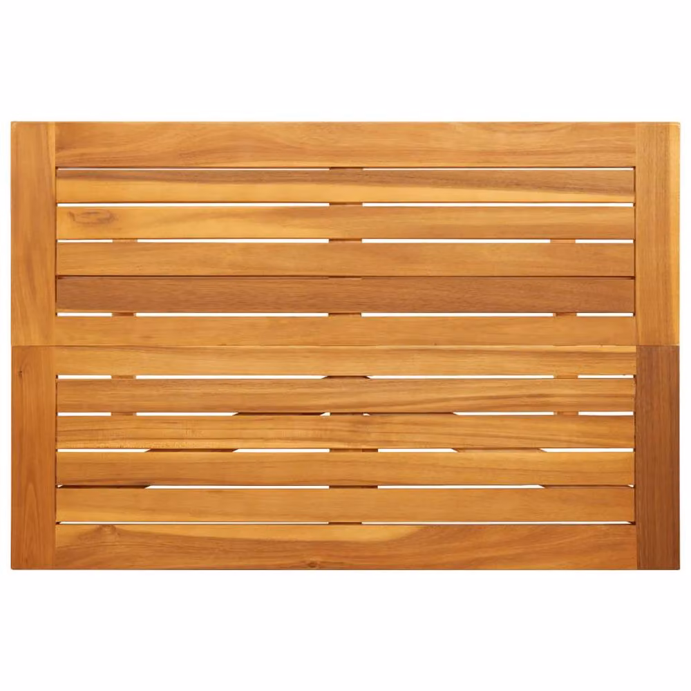 Berkfield Home Folding Balcony Table in Brown Solid Acacia Wood, W/D/H: 90 x 60 x 72 cm – 4