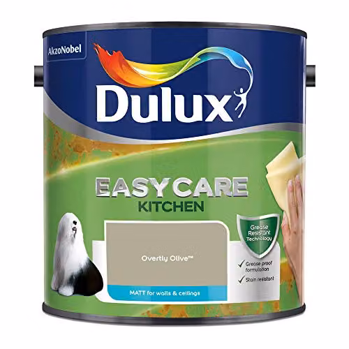 Dulux Easycare Kitchen Matt Emulsion Paint, Green, 2.5 l – 2
