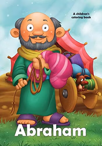 iCharacter Limited Abraham Story Colouring Book, Multicolour