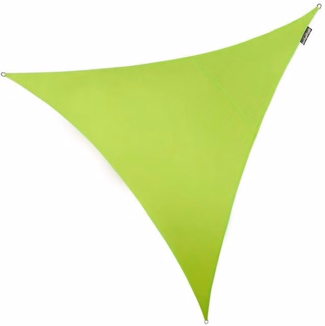 Primrose Lime Green Triangle Waterproof Patio Sun Shade Canopy with 98% UV Block and UPF 50+ Protection