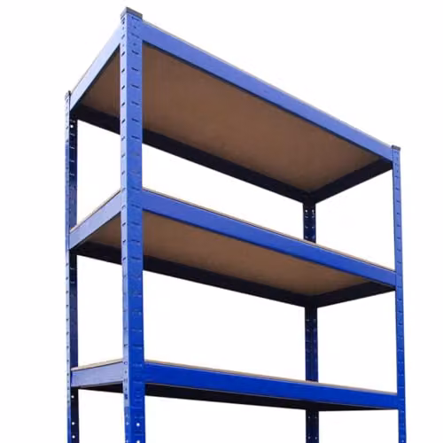 Monstershop 9 x T-Rax Blue Metal and MDF Racking Units, Black, W/D/H: 90 x 45 x 180 cm – 6