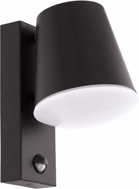 Eglo Caldiero Modern Metal Outdoor Wall Light with Motion Sensor, IP44, Grey – 5