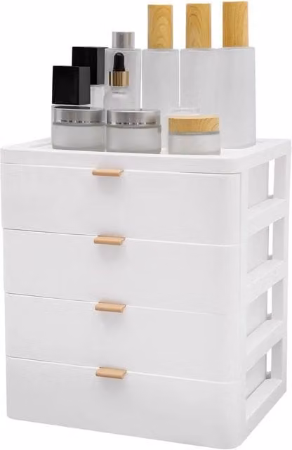 FORGEVIO Tabletop Mount Storage Box in White